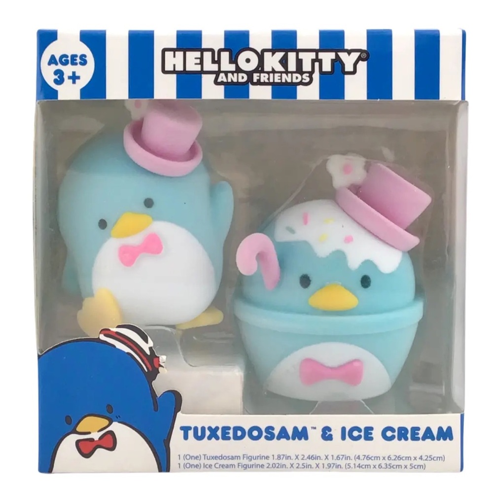 Sanrio Hello Kitty and Friends Tuxedosam & Ice Cream Figurine Collectible Age 3+